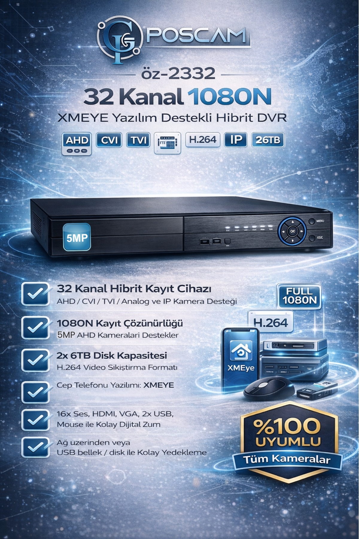 32Kanal 5MP 1080N XMEYE DVR poscam.com.tr.jpg